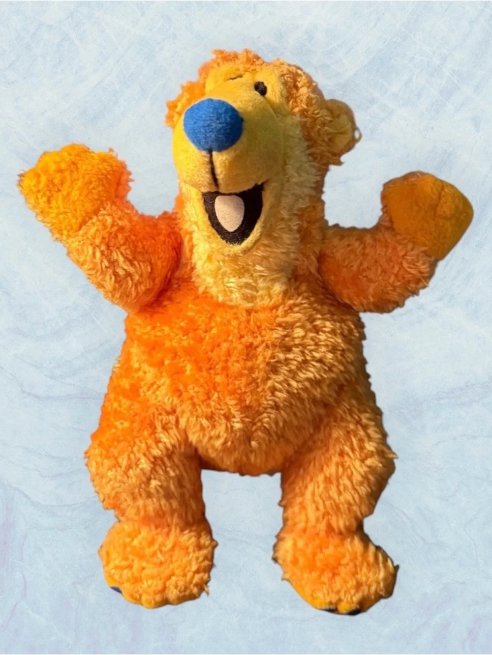Vintage~Disney Bear In The Big Blue House~Jim Henson Mattel Applause 1999~ Plush - Picture 15 of 16